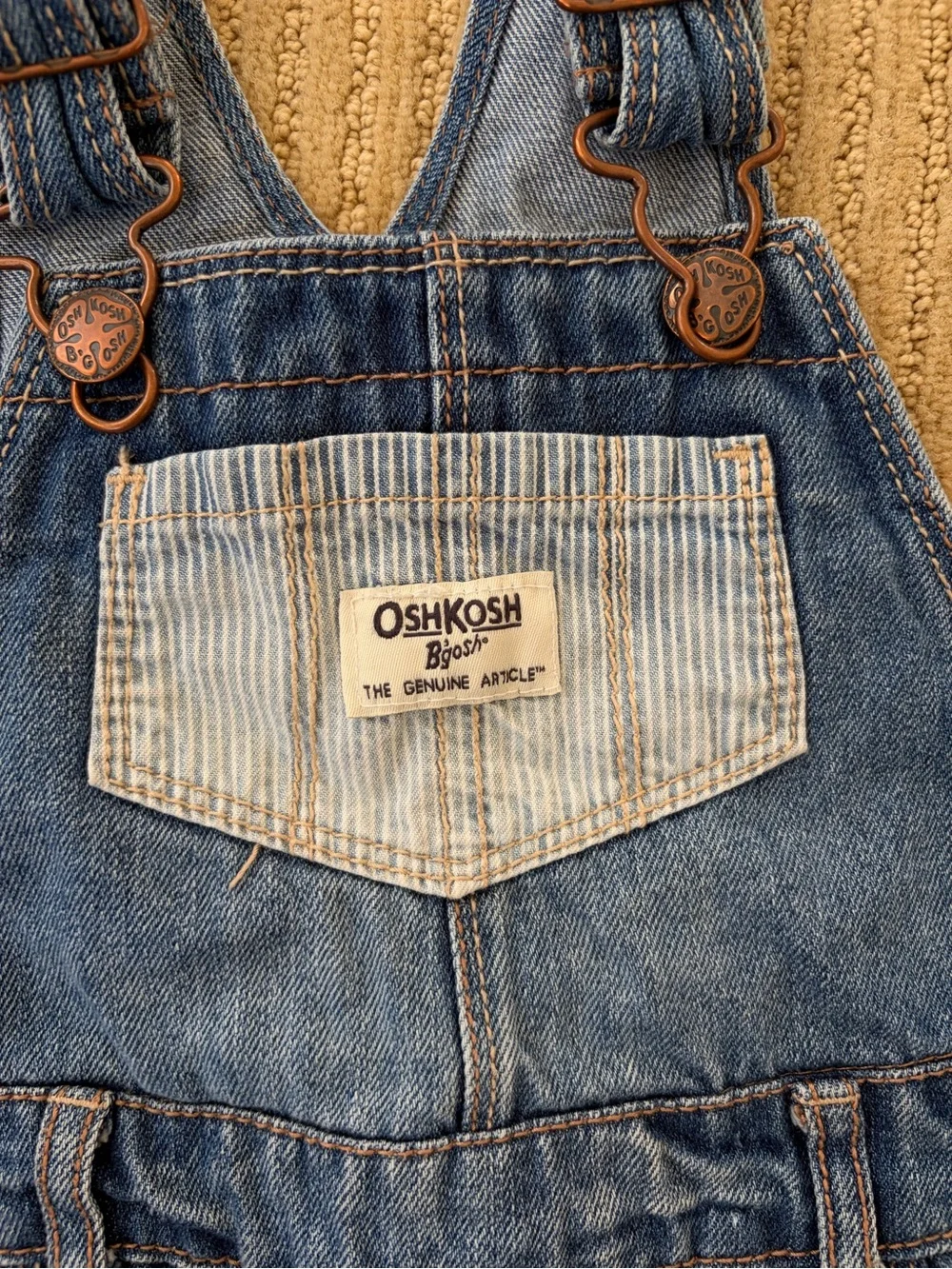 OshKosh B'gosh Denim Overall Skirt in Blue